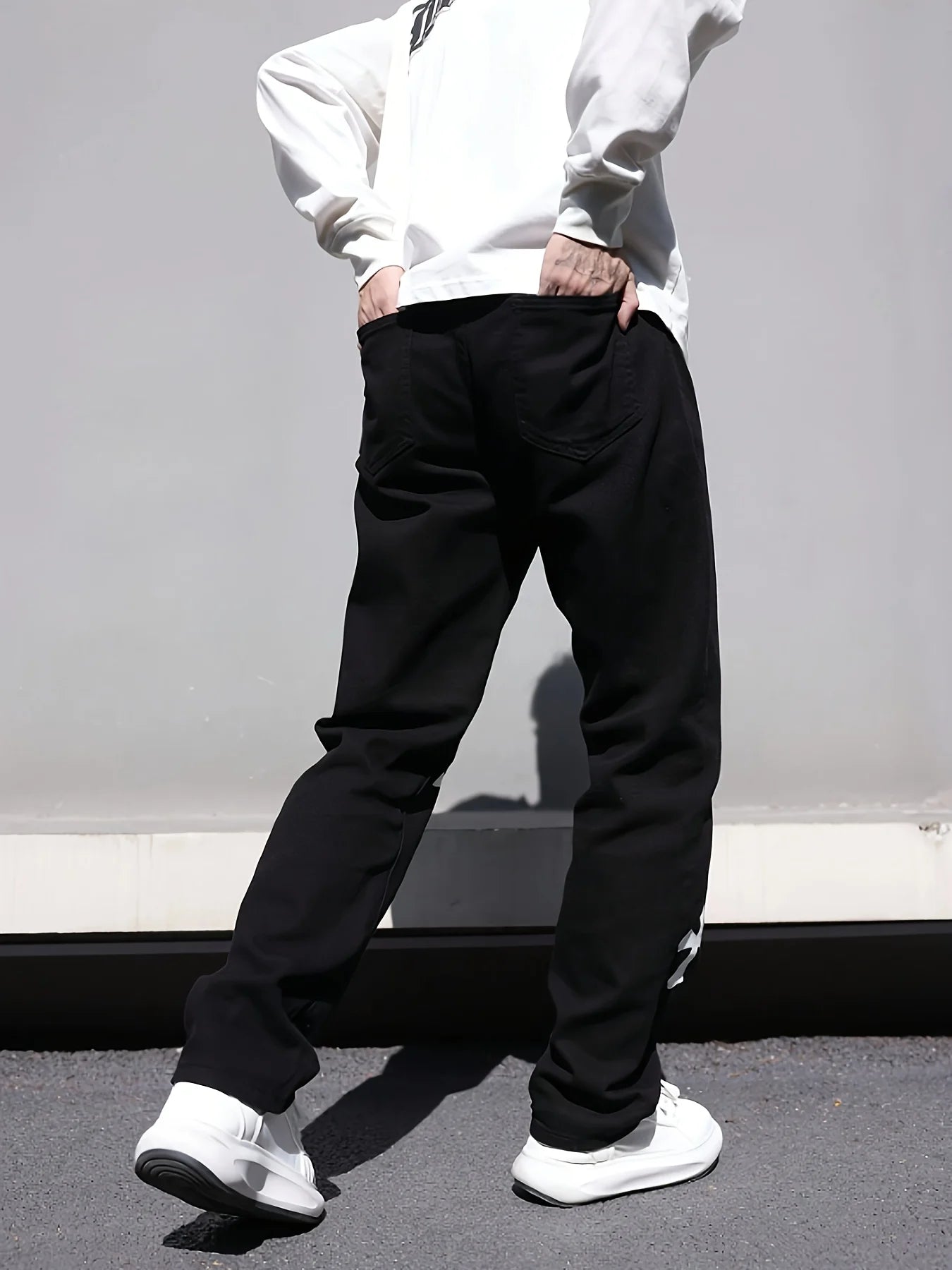 Washed Cross Jeans